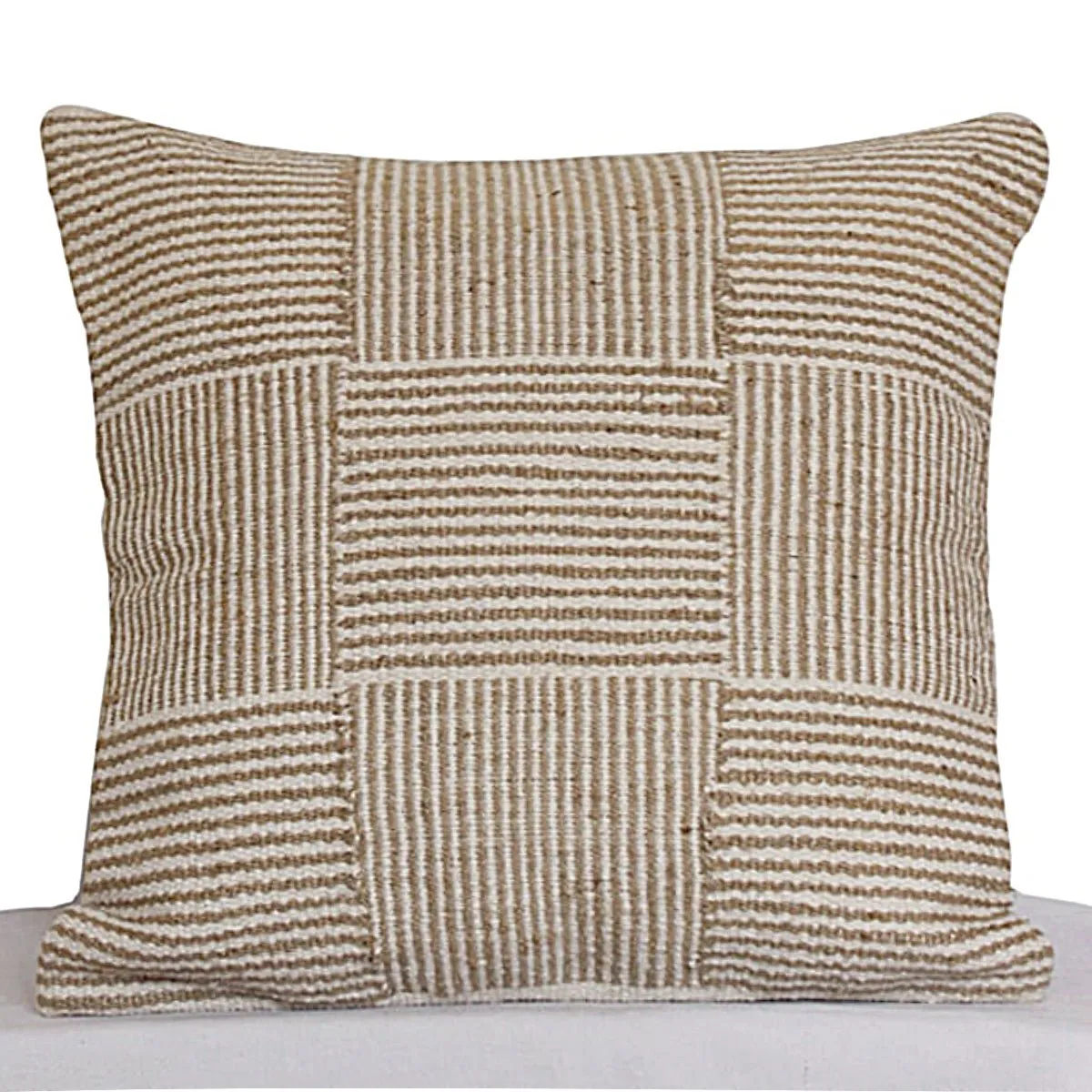 Undisturbed Woven Patch Cushion Cover