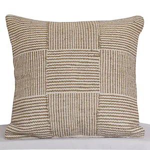 Undisturbed Woven Patch Cushion Cover