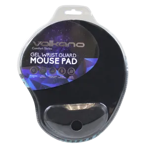 Volkano Comfort series gel wristguard mousepad - black