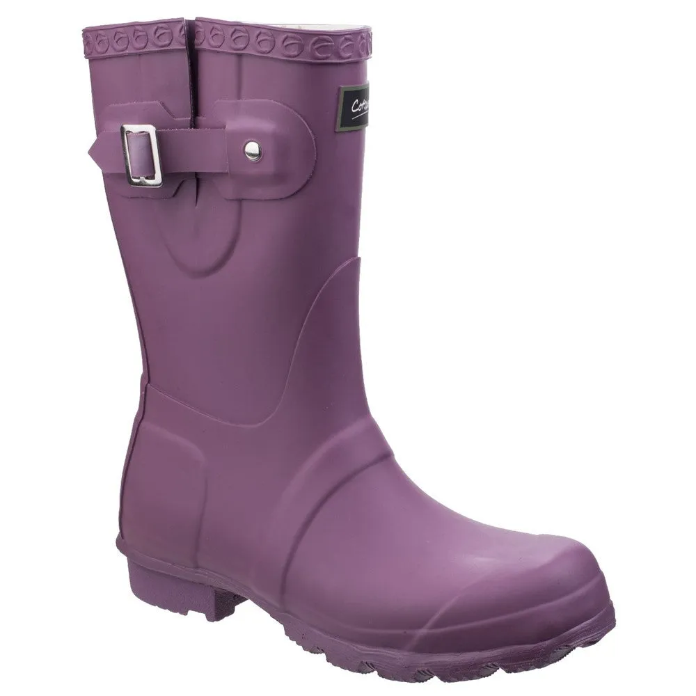 Windsor Short Wellingtons Purple