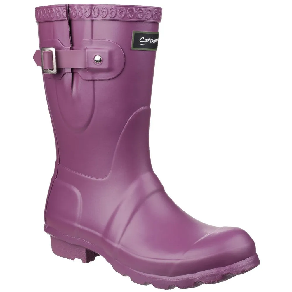 Windsor Short Wellingtons Purple