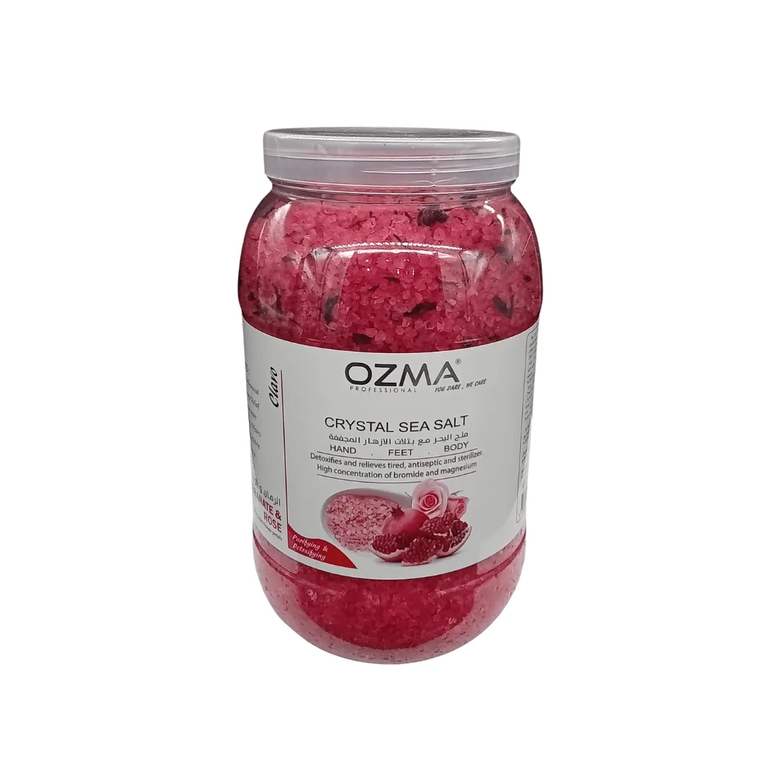 ZMA Clavo Crystal Sea Salt, Pomegranate & ROSE , Organic Skin Exfoliating Moisturizing Whitening Body Salt 5kg